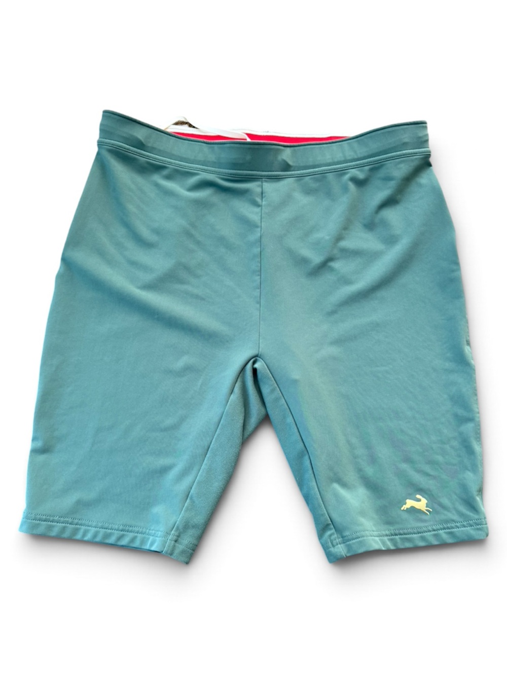 Tracksmith Turnover Half Tights Shorts Compression Unlined Emerald Green XL